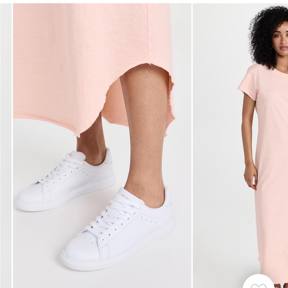 FRANK & EILEEN
Perfect Tee Midi Dress In
Creamsicle - Picture 6 of 7